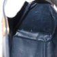 FENDI Hand Bag Leather Black Gold