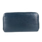 LOUIS VUITTON Long Wallet Purse M63852 Epi Leather black Epi Zippy Organizer mens Used Authentic