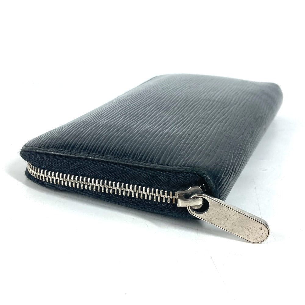LOUIS VUITTON Long Wallet Purse M63852 Epi Leather black Epi Zippy Organizer mens Used Authentic