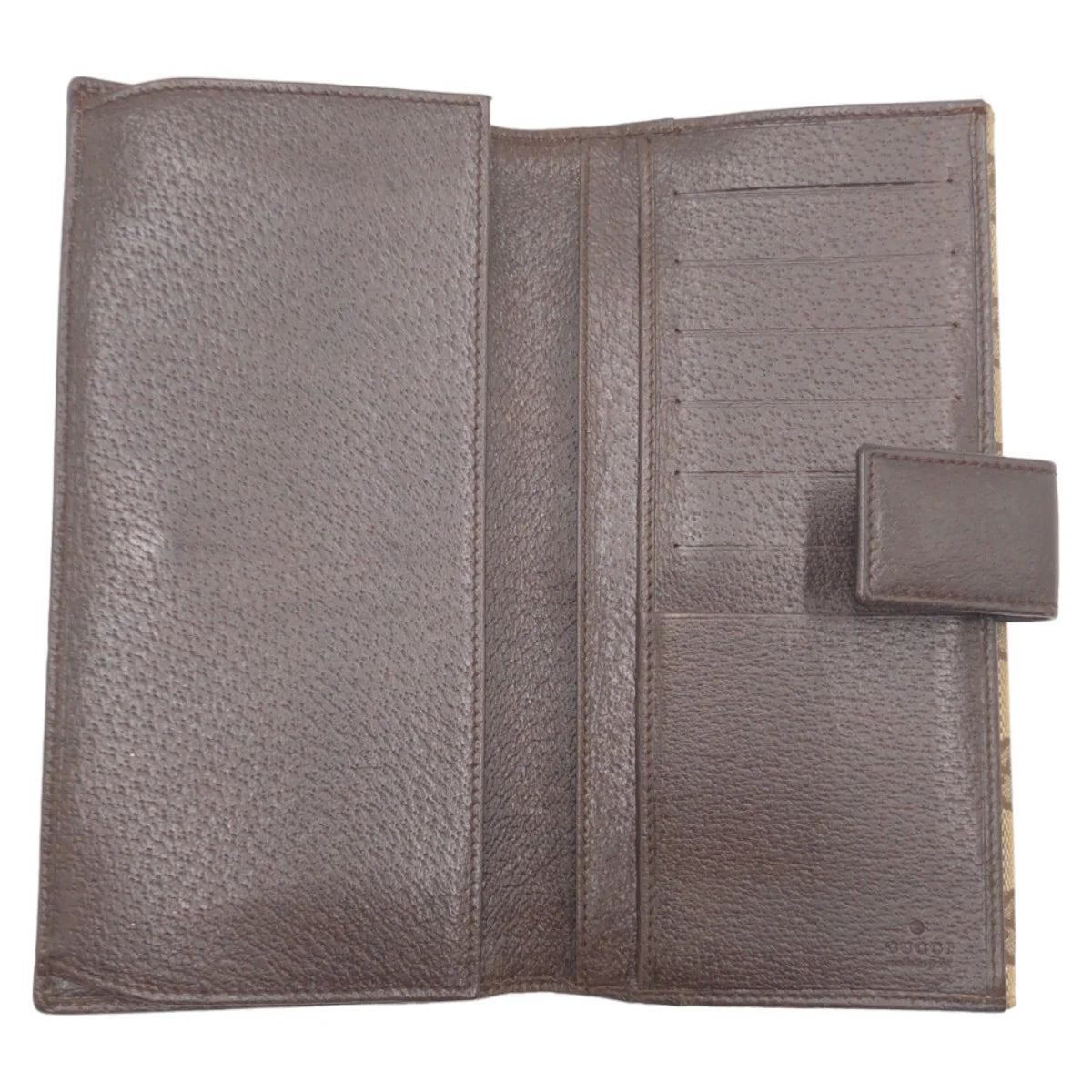 GUCCI GG Long Wallet Brown Beige Canvas Women Used
Authentic