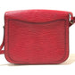 LOUIS VUITTON Shoulder Bag M52197 Epi Leather Red Epi Saint-Cloud Women Used Authentic
