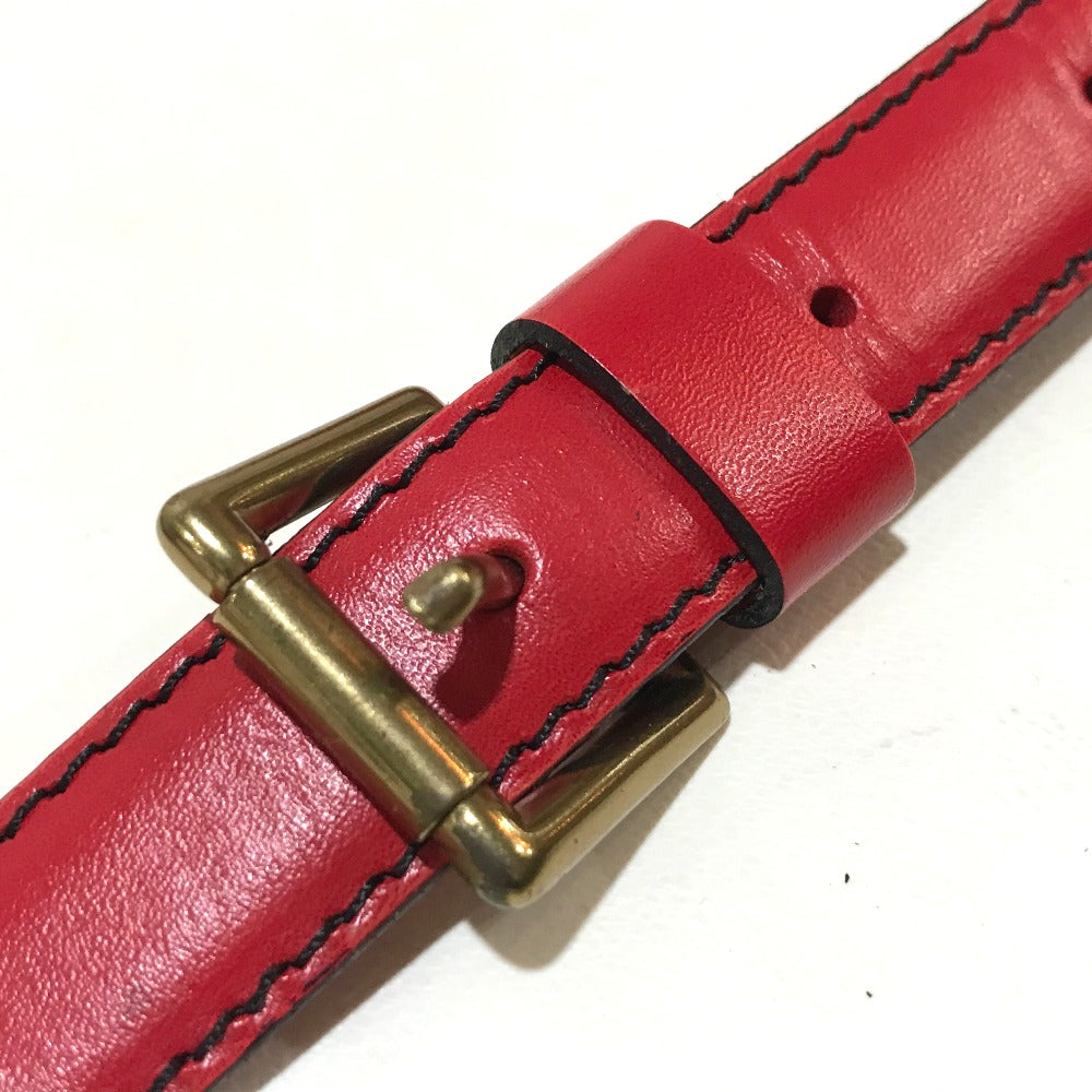 LOUIS VUITTON Shoulder Bag M52197 Epi Leather Red Epi Saint-Cloud Women Used Authentic