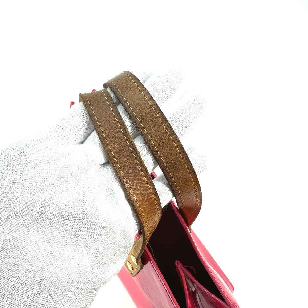 LOUIS VUITTON Tote Bag M91221 Monogram Vernis pink Monogram Vernis Lead PM Women Used Authentic