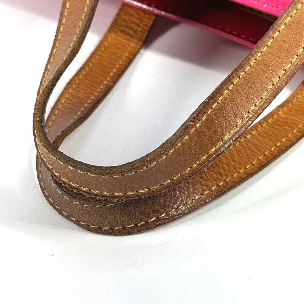 LOUIS VUITTON Tote Bag M91221 Monogram Vernis pink Monogram Vernis Lead PM Women Used Authentic