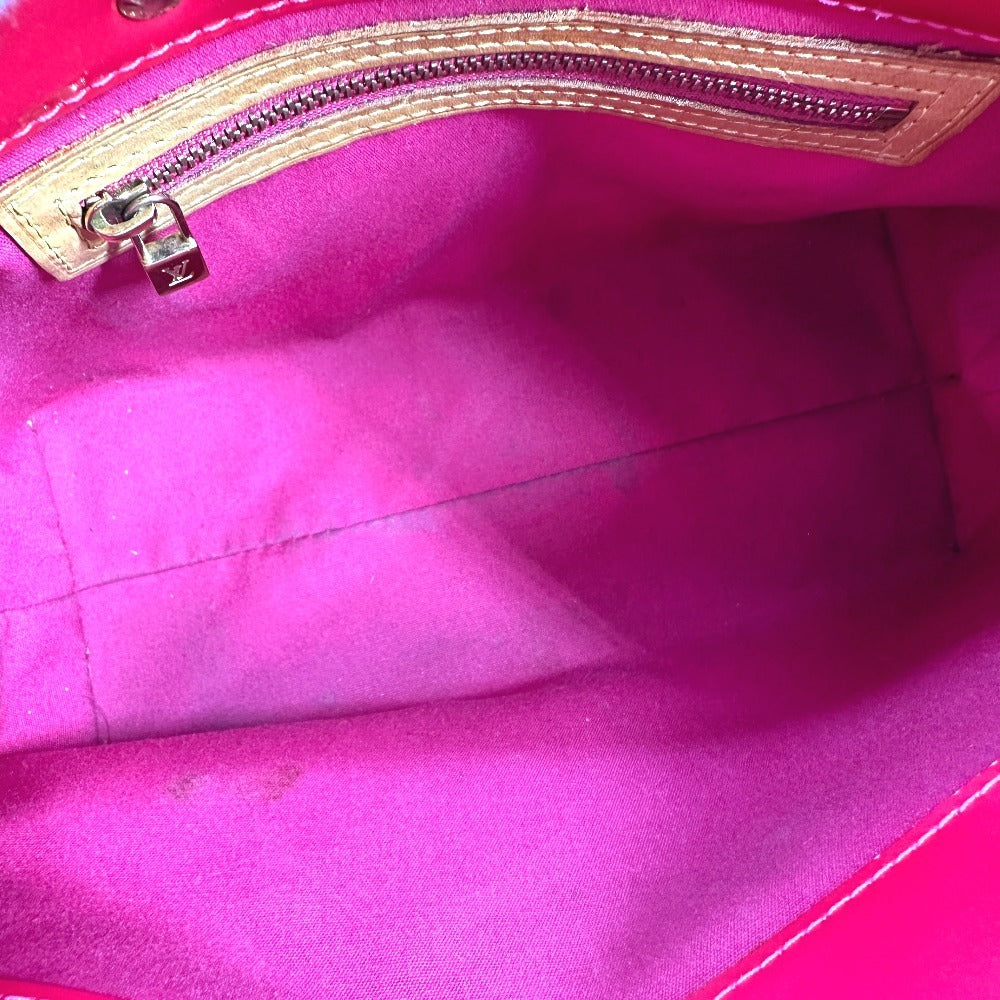 LOUIS VUITTON Tote Bag M91221 Monogram Vernis pink Monogram Vernis Lead PM Women Used Authentic