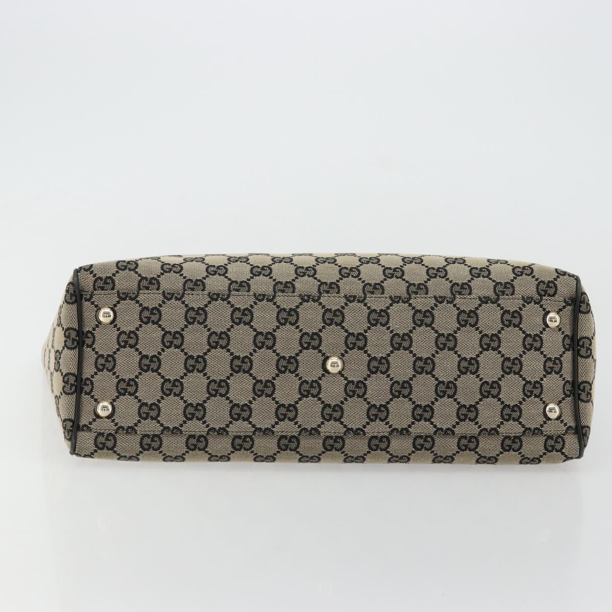 GUCCI GG Canvas Hand Bag Black