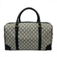 GUCCI Boston Duffel bag Leather, PVC Navy Gucci Plus logo Metal Women Used Authentic