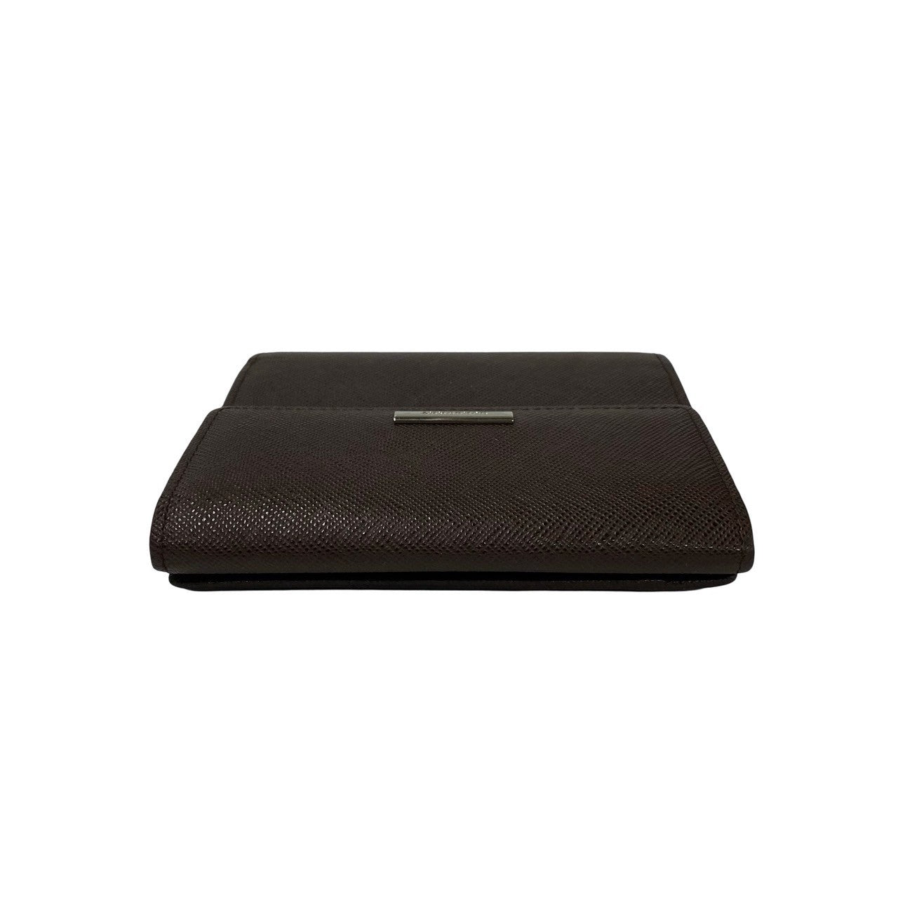 BURBERRY Bifold Wallet leather Brown Nova Check Women Used Authentic