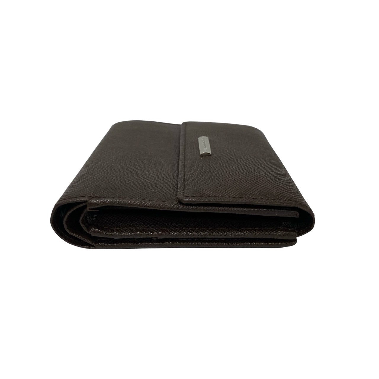 BURBERRY Bifold Wallet leather Brown Nova Check Women Used Authentic