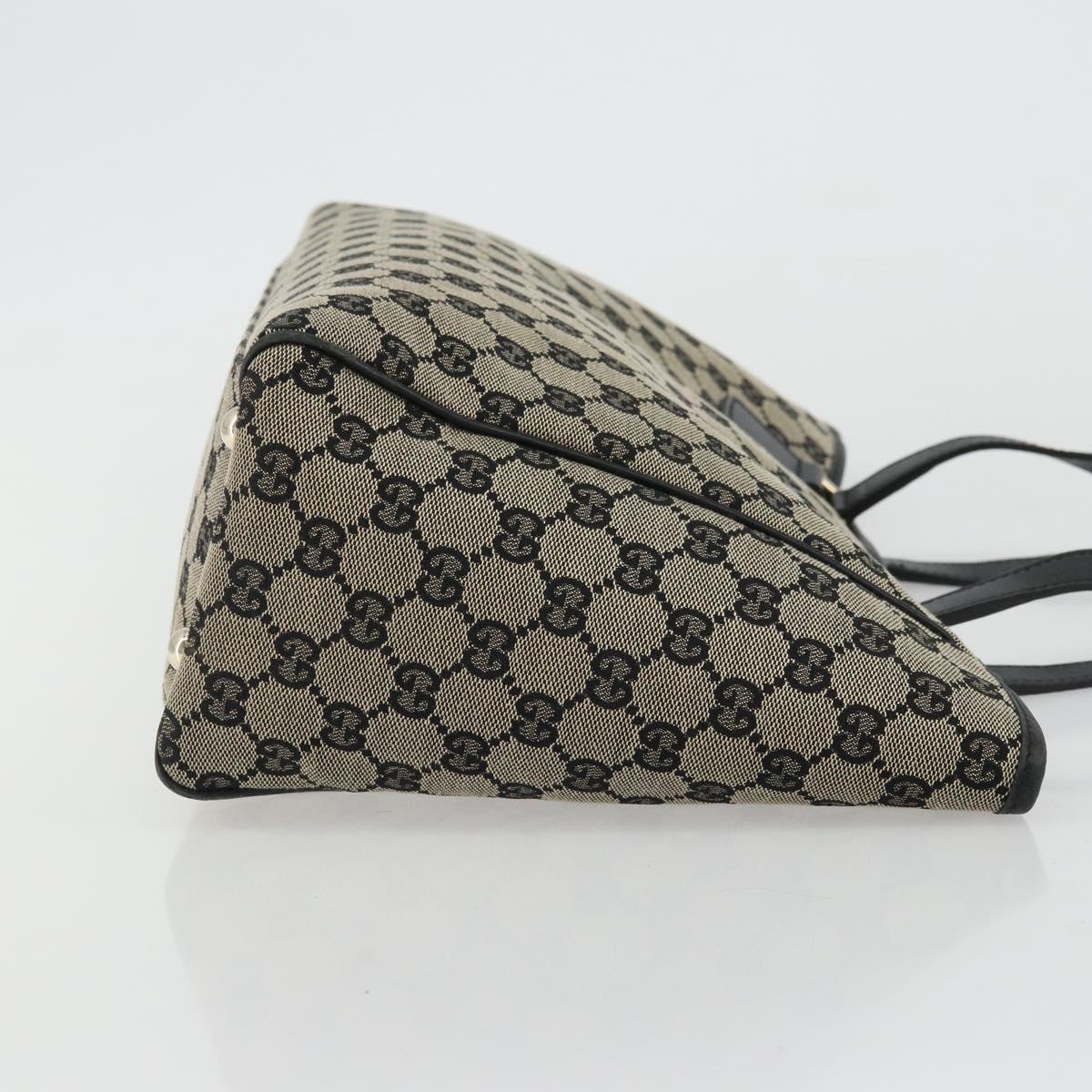 GUCCI GG Canvas Hand Bag Black