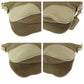 PRADA Jacquard Messenger Bag Beige Ivory Gold Women Used Authentic