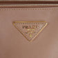 PRADA Two Way Hand Bag Saffiano Leather Pink Gold