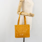 CHANEL Tote Bag Patent Leather Orange CC