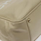 CHANEL Camelia Two Way Shoulder Bag Leather Ivory CC