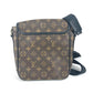 LOUIS VUITTON Shoulder Bag M56717 Monogram macacer canvas Brown Monogram macacer Bus PM unisex(Unisex) Used Authentic