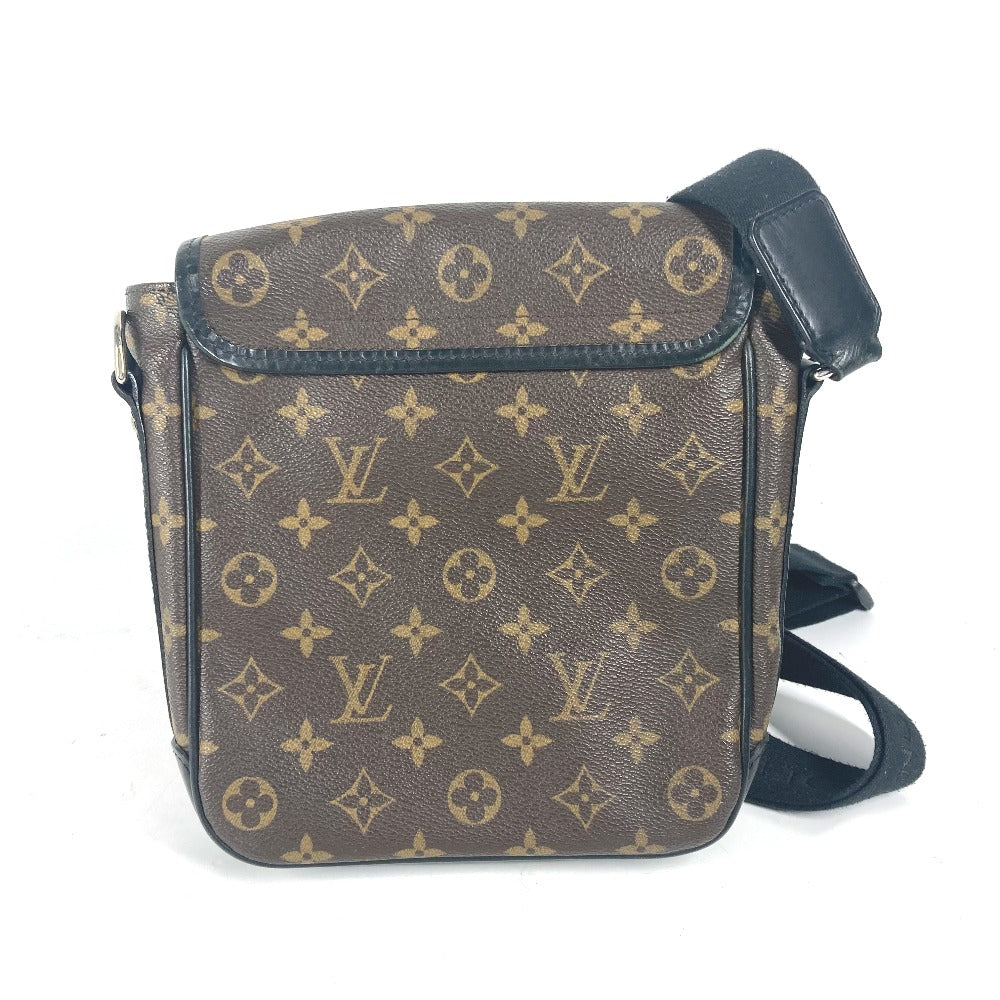 LOUIS VUITTON Shoulder Bag M56717 Monogram macacer canvas Brown Monogram macacer Bus PM unisex(Unisex) Used Authentic
