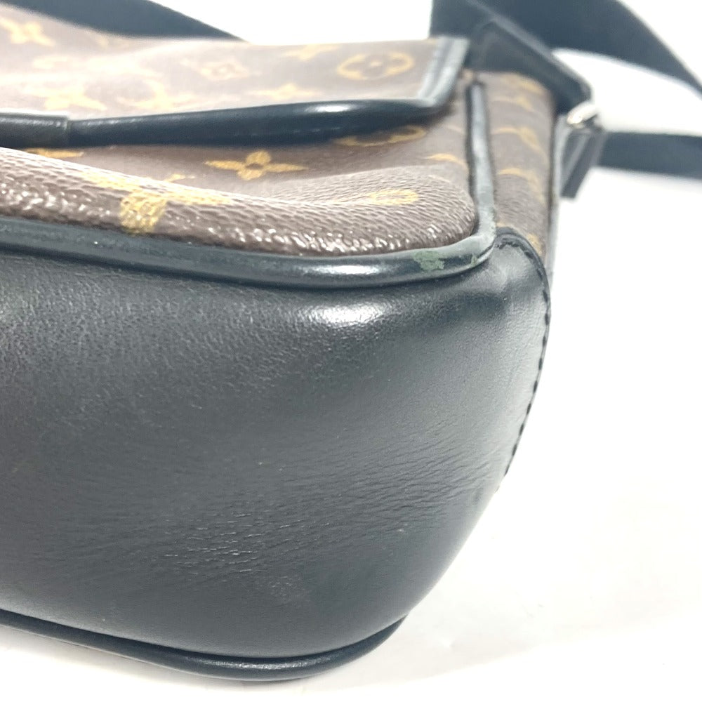 LOUIS VUITTON Shoulder Bag M56717 Monogram macacer canvas Brown Monogram macacer Bus PM unisex(Unisex) Used Authentic