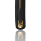 PRADA SAFFIANO ROUND ZIP LONG WALLET GOLD