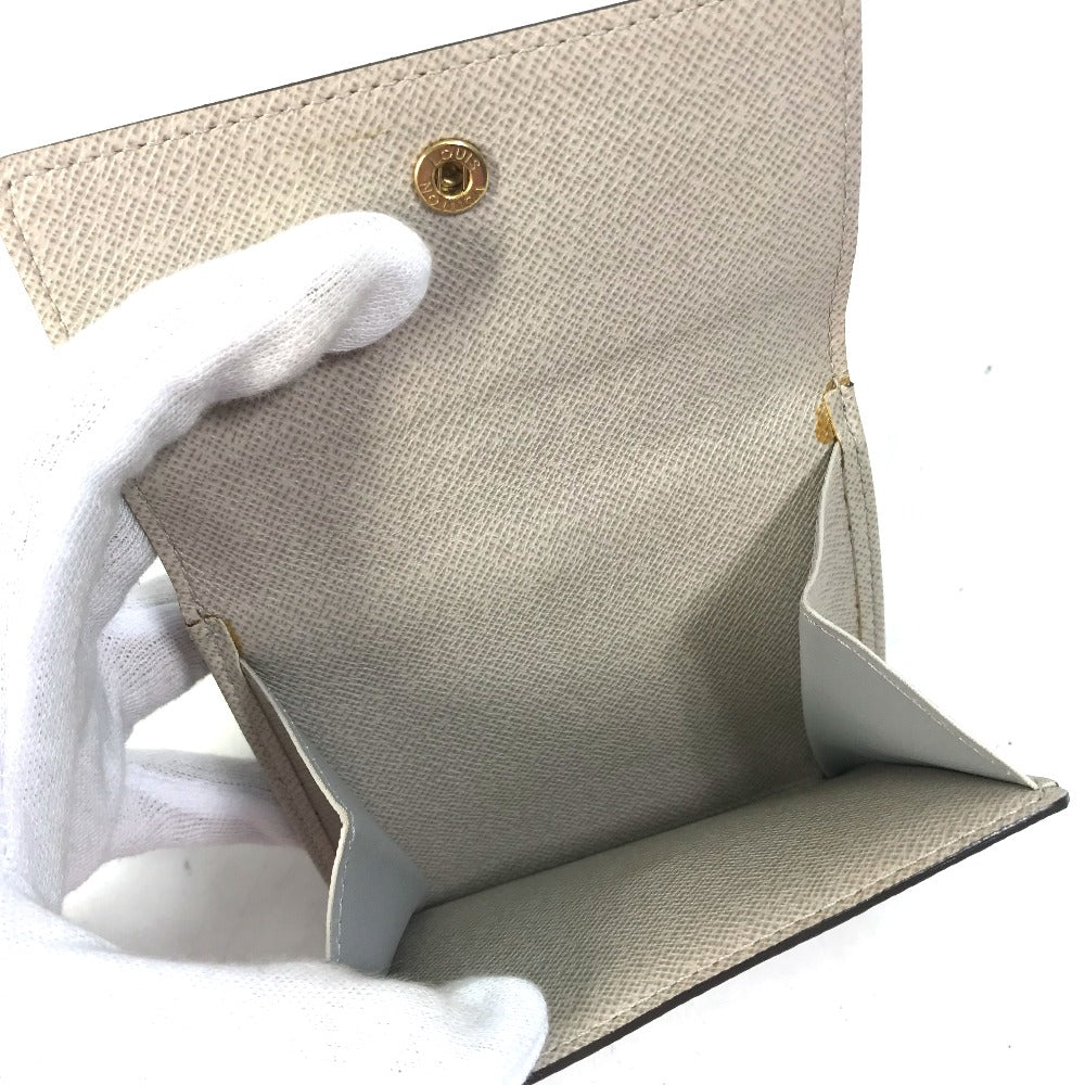 LOUIS VUITTON Trifold wallet M95396 Monogram canvas Brown Monogram Dantiel Portefeuille Elise Women Used Authentic