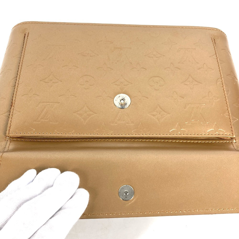 LOUIS VUITTON Shoulder Bag M55127 Monogram mat leather gold Monogram mat Alston Women Used Authentic