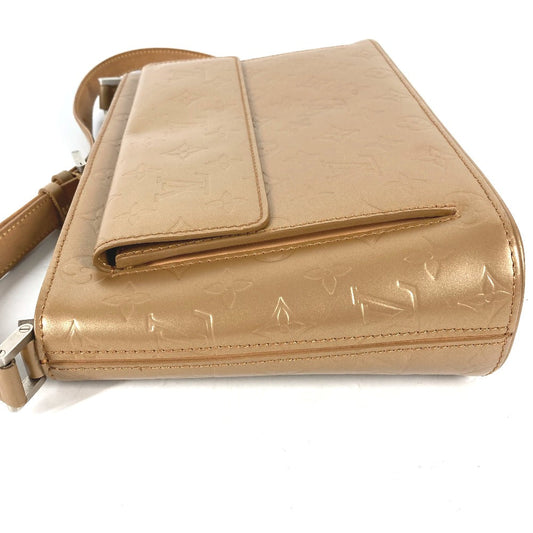 LOUIS VUITTON Shoulder Bag M55127 Monogram mat leather gold Monogram mat Alston Women Used Authentic