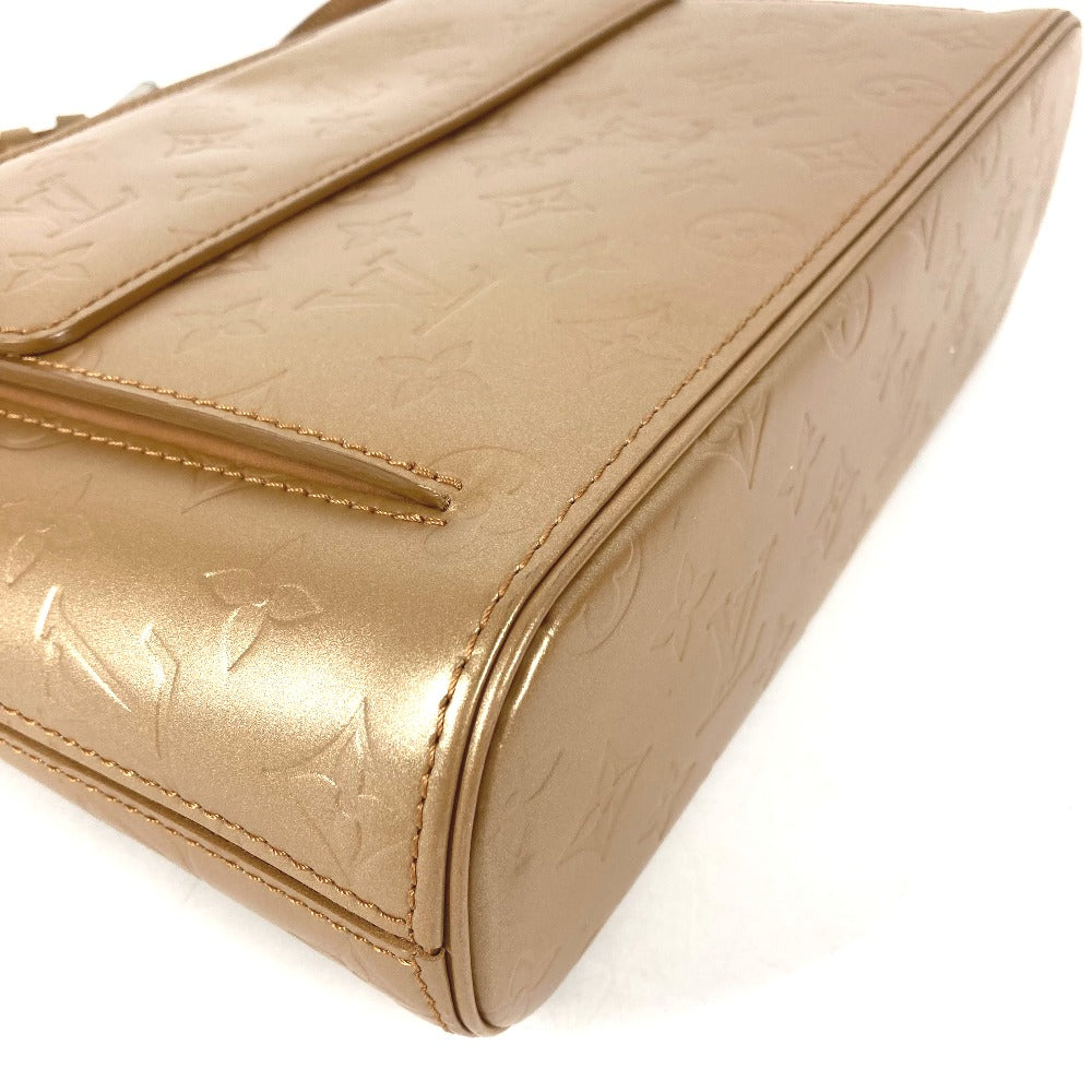 LOUIS VUITTON Shoulder Bag M55127 Monogram mat leather gold Monogram mat Alston Women Used Authentic