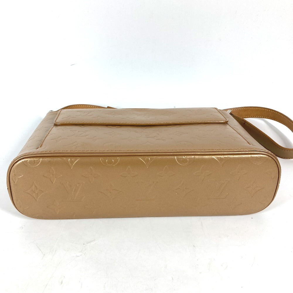 LOUIS VUITTON Shoulder Bag M55127 Monogram mat leather gold Monogram mat Alston Women Used Authentic