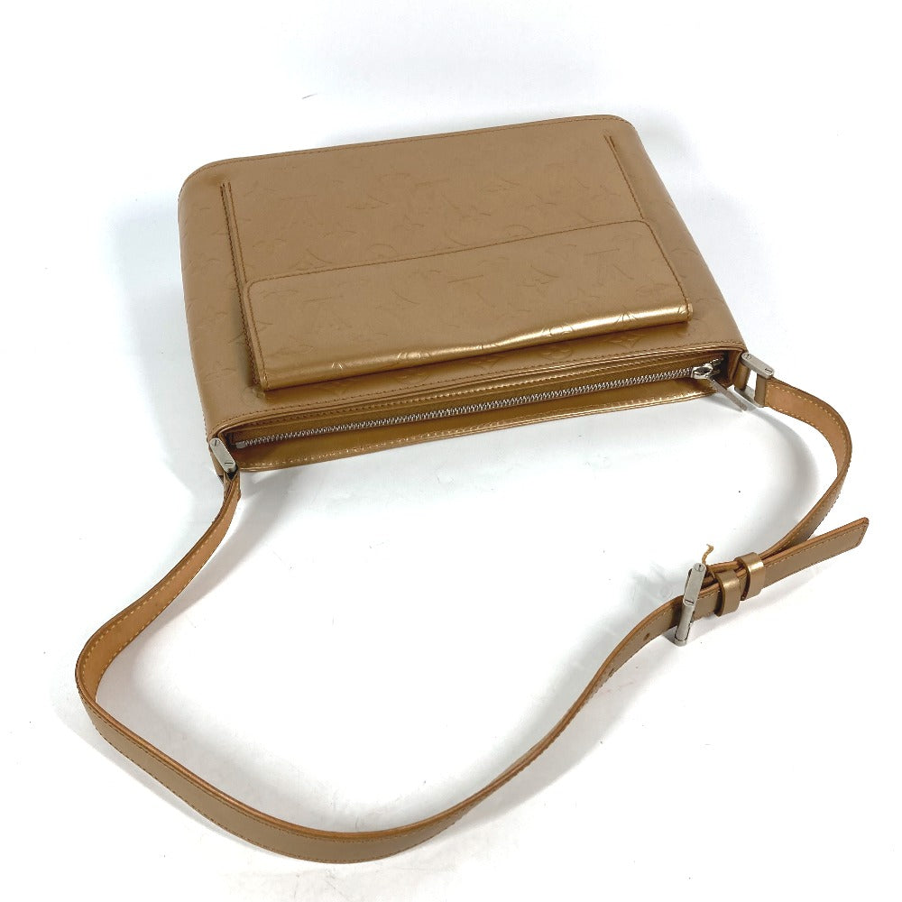 LOUIS VUITTON Shoulder Bag M55127 Monogram mat leather gold Monogram mat Alston Women Used Authentic