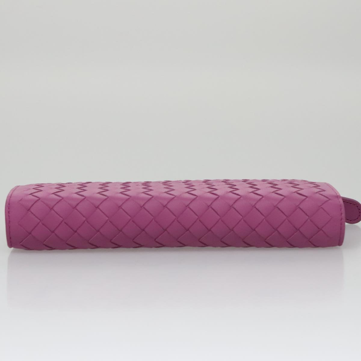 BOTTEGA VENETA Intecciato Long Wallet Leather Purple