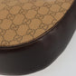 GUCCI GG Canvas Shoulder Bag Brown