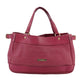 BURBERRY Blue Label Leather Hand Bag Pink Gold