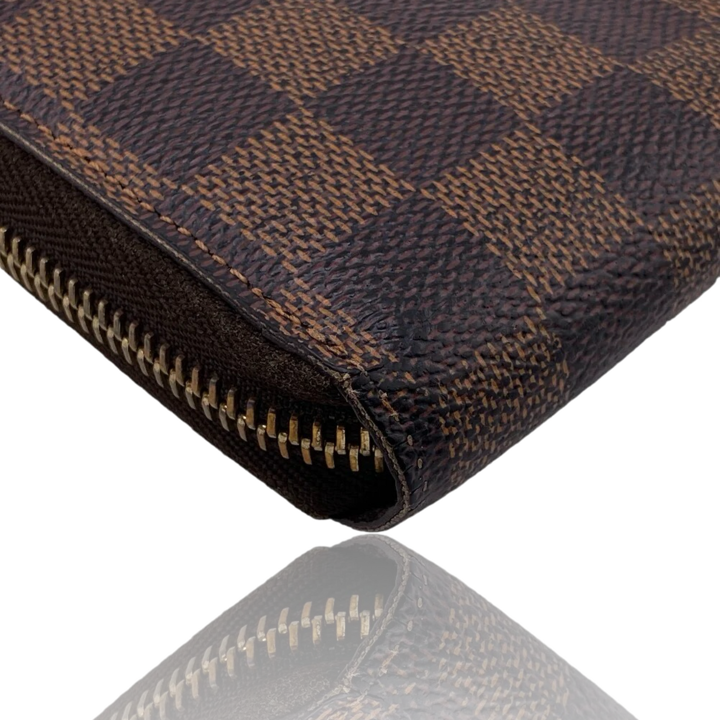 LOUIS VUITTON ZIPPY DAMIER EBENE LONG WALLET