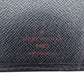 LOUIS VUITTON Bill Compartment M63212 Noir Porte Cartes Credit