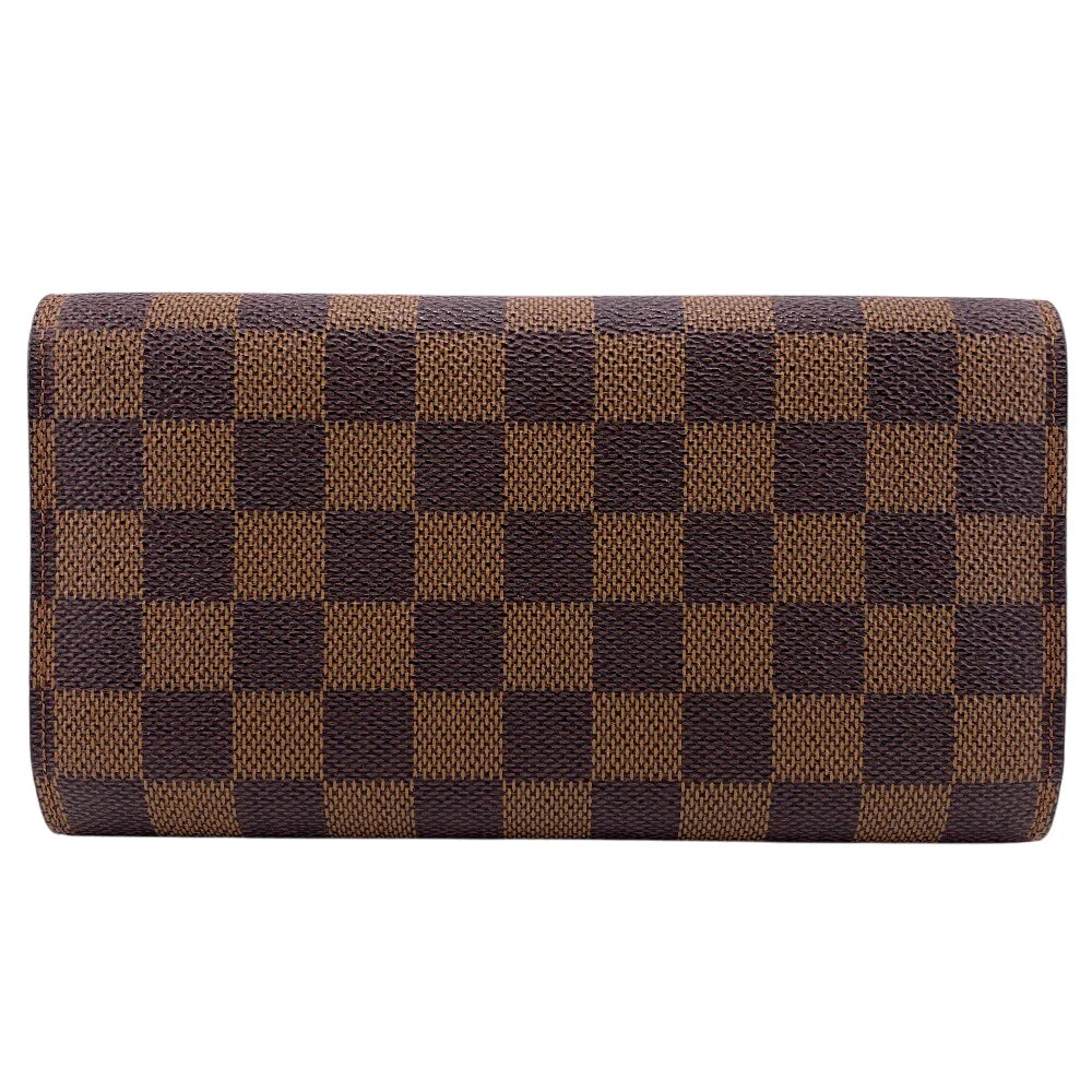 LOUIS VUITTON Portefeuille
International Long Wallet Damier
Ebene Brown