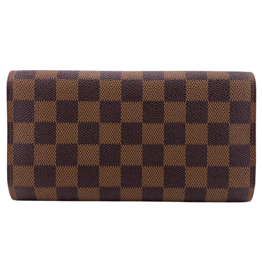 LOUIS VUITTON Portefeuille
International Long Wallet Damier
Ebene Brown