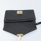 LOUIS VUITTON Dragonne Clutch Bag Epi Series Black Noir