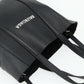 BALENCIAGA Two Way Mini Tote Bag Black Silver