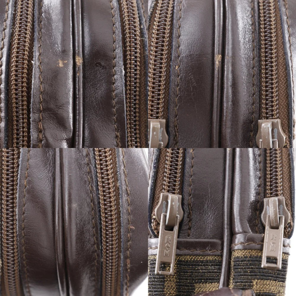 FENDI Shoulder Bag Nylon canvas Brown
Zucca Women Used
Authentic