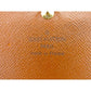LOUIS VUITTON Long Wallet Purse M61730 Brown beige gold Portonebi Tresol