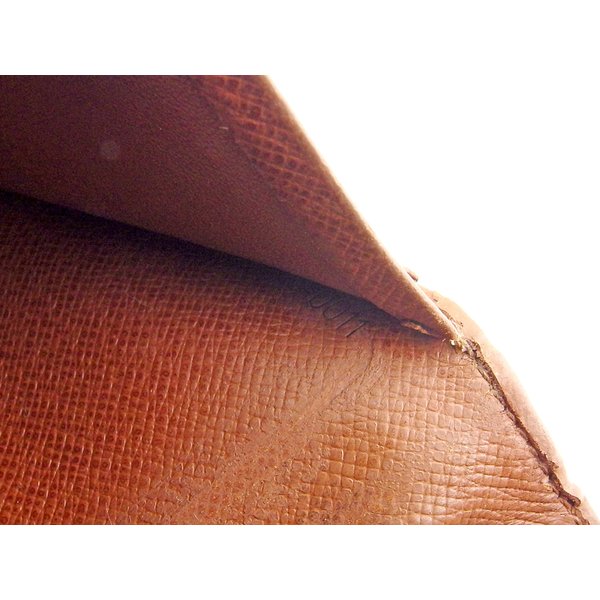 LOUIS VUITTON Long Wallet Purse M61730 Brown beige gold Portonebi Tresol