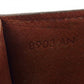 LOUIS VUITTON Long Wallet Purse Dark brown x beige Pochette Porte Monnaie Credit