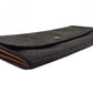 LOUIS VUITTON Long Wallet Purse Dark brown x beige Pochette Porte Monnaie Credit