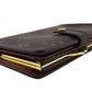LOUIS VUITTON Bifold Wallet Dark brown x beige Portefeuille Vienova