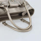 Salvatore Ferragamo Hand Bag Leather Silver