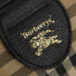 Burberrys Nova Check Boston Bag Canvas Brown Gold