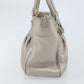 Salvatore Ferragamo Hand Bag Leather Silver