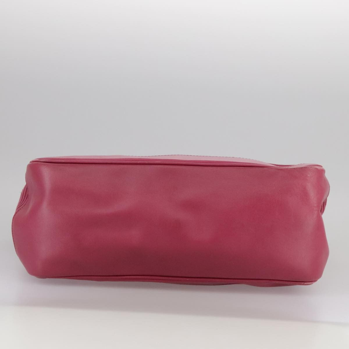 BURBERRY Blue Label Leather Hand Bag Pink Gold