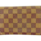 LOUIS VUITTON Long Wallet Purse N61725 Ebene Pochette Porto MonÃ©credi