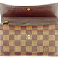 LOUIS VUITTON Long Wallet Purse N61725 Ebene Pochette Porto MonÃ©credi