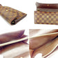 LOUIS VUITTON Long Wallet Purse N61725 Ebene Pochette Porto MonÃ©credi